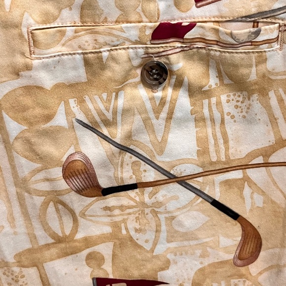 Loudmouth Golf - Men’s Size 44 - Golf Print Shorts - 97% Cotton - - Picture 11 of 14